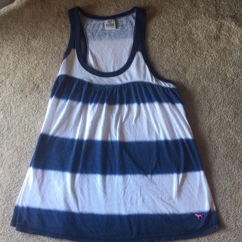 VS Pink Racer Back Tank